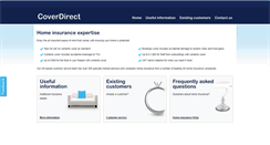 Desktop Screenshot of coverdirect.co.uk