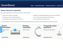 Tablet Screenshot of coverdirect.co.uk